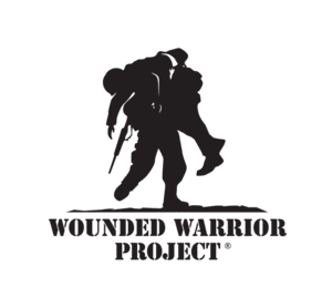 Wounded Warrior Project logo with soldier silhouette.